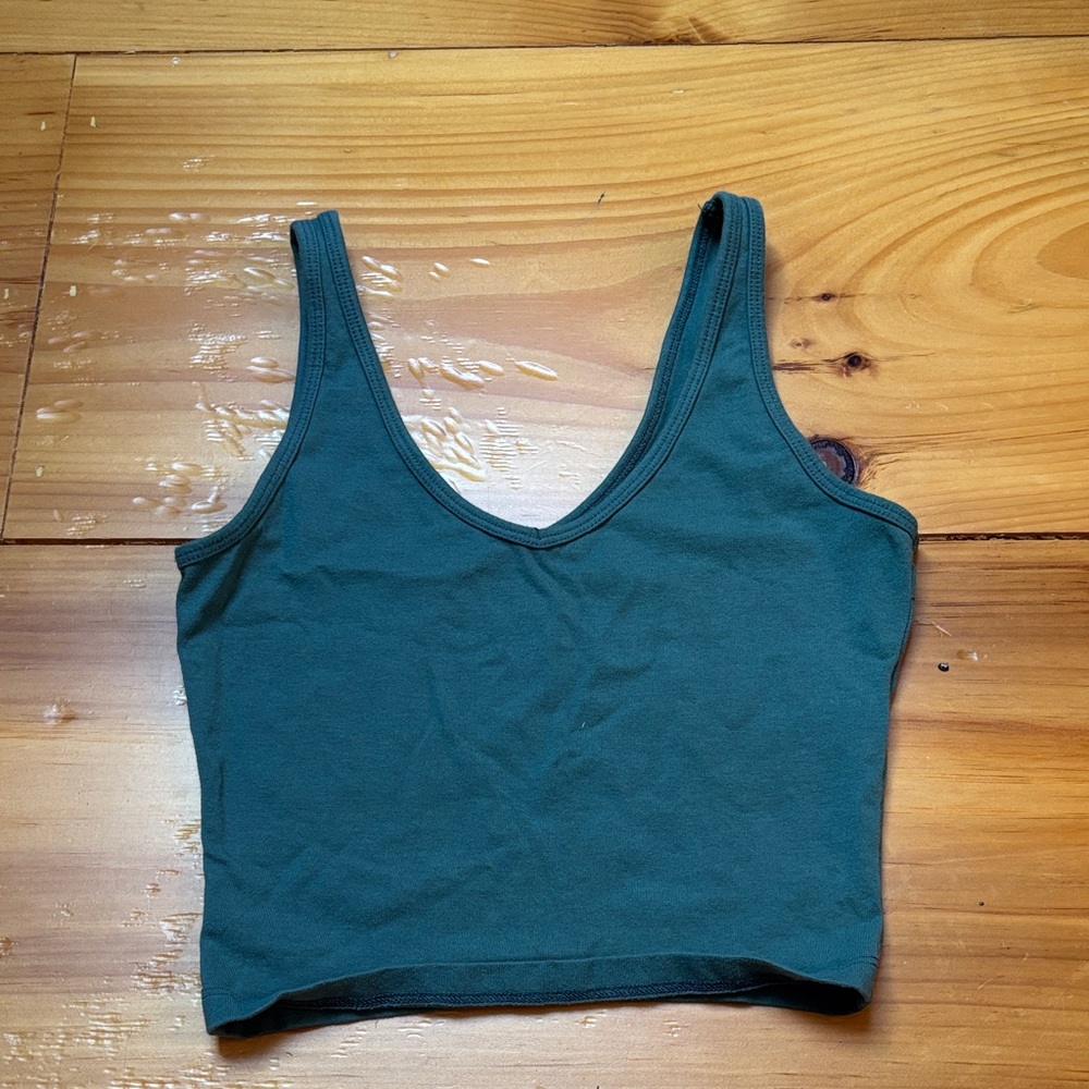 Hollister Dark Green Women's Tank Top